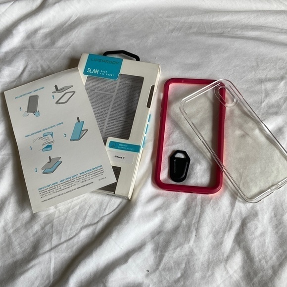 lifeproof Slam iPhone X Pink Phone Case - Picture 7 of 9